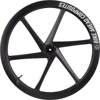 Bike Ahead Biturbo Aero Cl Disc Tubeless Rennrad-vorderrad