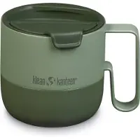 Klean Kanteen - Rise Mug Flip Lid - Isolierbecher Gr 414 ml grün