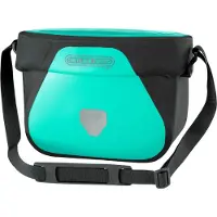Ortlieb Ultimate Six Free - 6.5 Liter wasserdichte Lenkertasche ohne Halterung PVC-frei | lagoon-bla