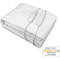 Medisana HU 676 – Kingsize-Heizdecke, Größe XL, für 2 Personen, 4 Temperaturstufen