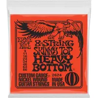 Ernie Ball Skinny Top Heavy Bottom 2624 8-String Nickel-Gitarrensaiten 09-80