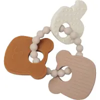 Jollein Beißring Silikon 15x11x1cm Teddybär