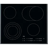 AEG HK654070FB, Schwarz, Integriert, Keramik, Keramik, 4 Zone(n), 4 Zone(n)