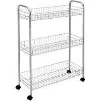 Metaltex Badezimmer & Küchenrollwagen Slim Deluxe