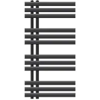LuxeBath Iron EM Design Badheizkörper - 500 x 1000 mm - Anthrazit - Designheizkörper Paneelheizkörper Heizkörper Handtuchwärmer, ohne Heizstab