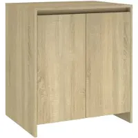 vidaXL Sideboard Sonoma-Eiche 70x41x75 cm Holzwerkstoff