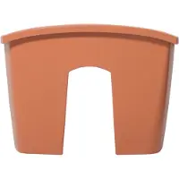 Prosperplast 12l Crown Collection 39.3x27.8x20.1 Cm Flowerpot Orange