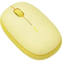 Rapoo M660 Silent, Beidhändig, Optisch, RF Wireless + Bluetooth, 1300 DPI, Gelb