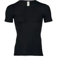 Engel - Shirt S/S - Merinounterwäsche Gr 46/48 schwarz