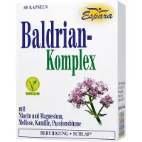 Espara GmbH Espara Baldrian-Komplex Kapseln, 60 Stück, Nahrungsergänzung