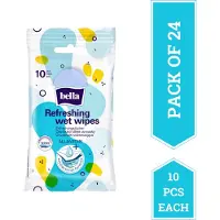 Bella Duo-wattepads Bio rund 24X60 St