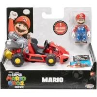JAKKS Pacific Sherwood Super Mario Film Mit Kart-figur Silber Silber One Size