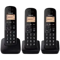 Panasonic KX-TGB613SPB, DECT-Telefon, Kabelloses Mobilteil, 50 Eintragungen, Anrufer-Identifikation, Schwarz