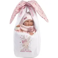 Llorens Nica Vinyl-Baby-Puppe in Träger 40cm
