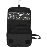 Proplus ausklappbare Kulturtasche mit Haken 37,5 cm schwarz