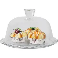 Pasabahce Tortenständer Pasabahce Glas 26,4x17x26,4 cm Transparent