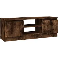 vidaXL TV-Schrank mit Tür Räuchereiche 102x30x36 cm
