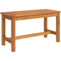 vidaXL Gartenbank 80x35x45 cm Massivholz Akazie