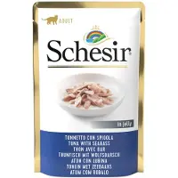 Schesir Thunfisch mit Wolfsbarsch (Gelee) Nassfutter Katze (Beutel)