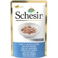 Schesir Thunfisch mit Sardinen (Gelee) Nassfutter Katze (Beutel)