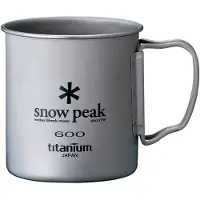 Snow Peak Titanium Single Wall Mug - 600ml
