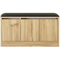 Kalune Design | Schuhschrank Shanghai Naturel MDF 89.6x45.8x35.5 cm | NADUVI