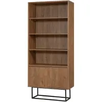 CALICOSY | Wandschrank Rea Bruin MDF 80x182x36 cm | NADUVI