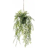 Botanic-Haus Künstliche Zimmerpflanze "Bambus-Hängeampel"