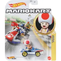 Mattel GBG25 Hot Wheels Mario Kart Replica 1:64 Die-Cast, 1 Stück, Vorsortiert