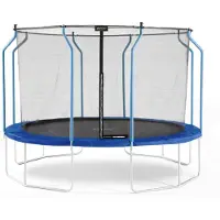 Plum Wave Springsafe Trampolin mit Sicherheitsnetz - 427 cm - Mit Nebel