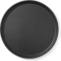 Multi Tablett rutschfeste Gummioberfläche, rund, ø: 405 mm, schwarz