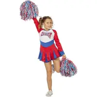 Coppens Cheerleaderin rot-blau