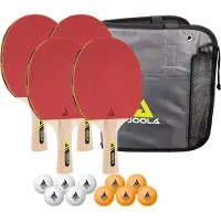 Joola Joola, Tischtennis Schlägerset "Family" mit 4 Schlägern und 10 Bällen