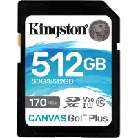 Kingston Canvas Go! Plus - Flash-Speicherkarte - 512 GB - SDXC UHS-I