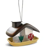 Usorteret Vogelfutterhaus Domek braun/beige Vogelhaus Nistkasten Brutkasten Vogelvilla TOP