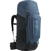 Nomad Batura Premium 70 L Trekkingrucksack Stahlblau mit Frontloader inkl. Flightbag/Regenhülle