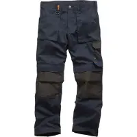 Scruffs & Tramps Scruffs - Arbeitshose „Worker“, marineblau Größe 24 kurz