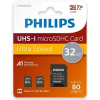 Philips MicroSDHC 2-Pack 32GB Class 10 UHS-I U1 incl. Adapter