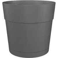 You do it Topf Capri Large Wr 30Cm Anthrazit Blumentopf Kunststoff