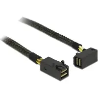DeLOCK SAS Kabel: SFF8643--SFF8643, 0.5m,gewinkelt