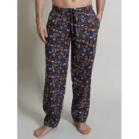A Fish Named Fred Pyjamahose Wintersport | Grösse: 54 | Farbe: Navy-Blau/Print