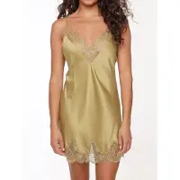 Lingadore Night Slipdress Olive | Grösse: 3XL | Farbe: Olivgrün