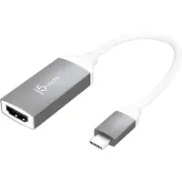 J5CREATE JCA153G-N USB-C zu 4K HDMI Adapter, 2.0/3.2 Gen 1 (3.1 Gen 1), USB Typ-C, HDMI-Ausgang, 3840 x 2160 Pixel