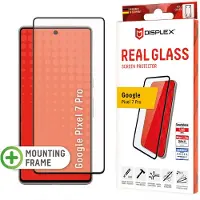 Displex Panzerglas (10H) für Google Pixel 7 Pro, Eco-Montagerahmen, Full Cover, Google, Pixel 7 Pro, Trockene Anwendung, Schlagfest, Kratzresistent, Staubresistent, Transparent, 1 Stück(e)