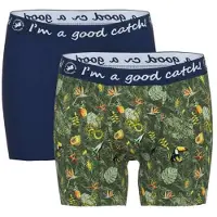 A Fish Named Fred Boxershort Amazone | Grösse: XXL | Farbe: Grün/Print