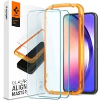 Spigen GLAStR Fit Displayschutzfolie 2er-Pack + Applicator für das Samsung Galaxy A54 (5G)