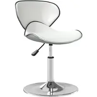 vidaXL Barhocker Weiß Kunstleder