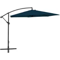 vidaXL Ampelschirm 3 m Blau