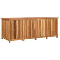 vidaXL Gartenbox 200x80x75 cm Massivholz Akazie