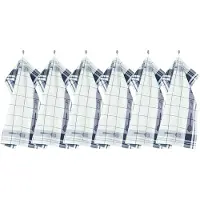 Tiseco Küchenhandtuch Home Studio Pharao Utensils Dark Blue - 50 x 70 cm (3er Set)